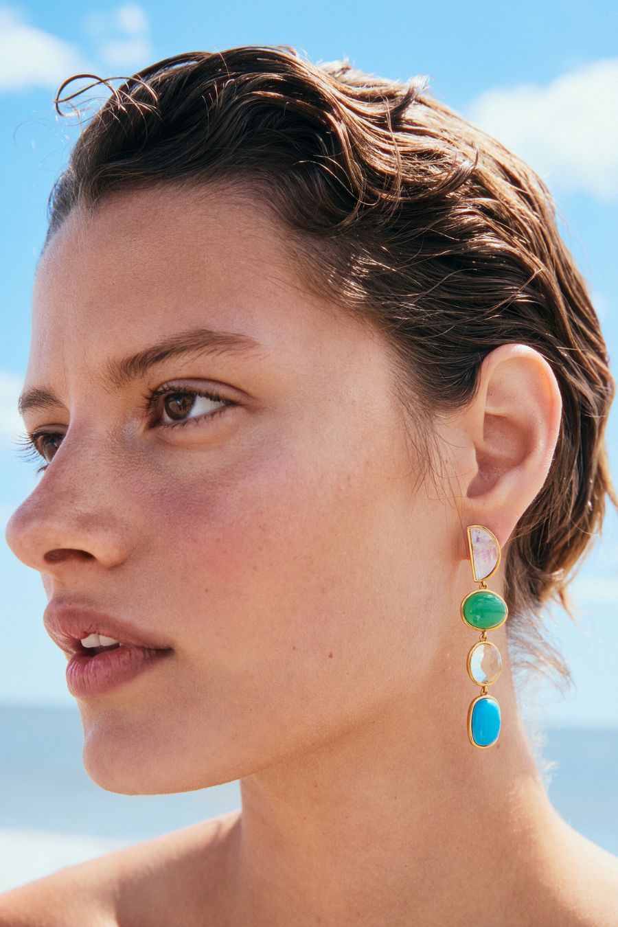 Cala Drop Earrings in Multi