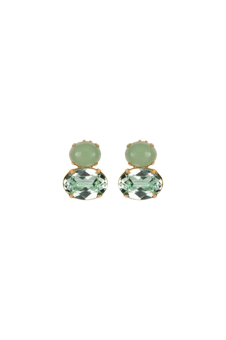 Yvette Earrings in Chalcedony