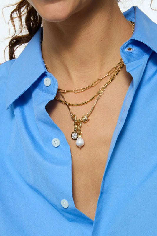 Double Drop Cubic Pendant