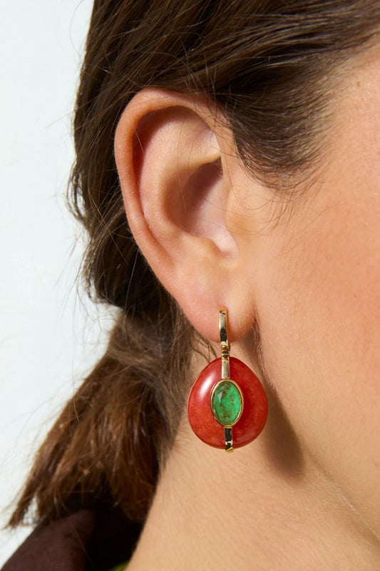 The Stone Pebble Earrings