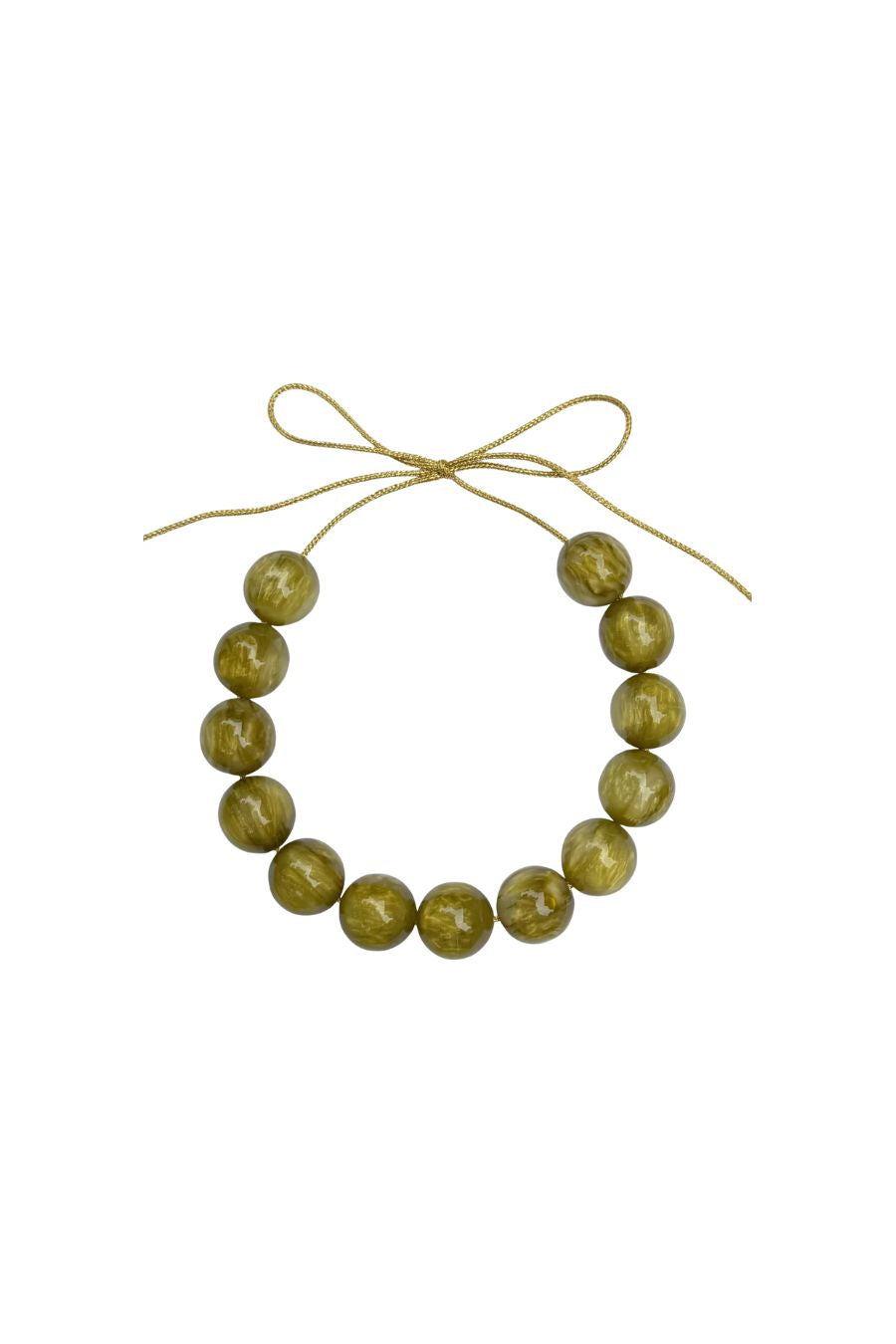 Olive Bubble Necklace