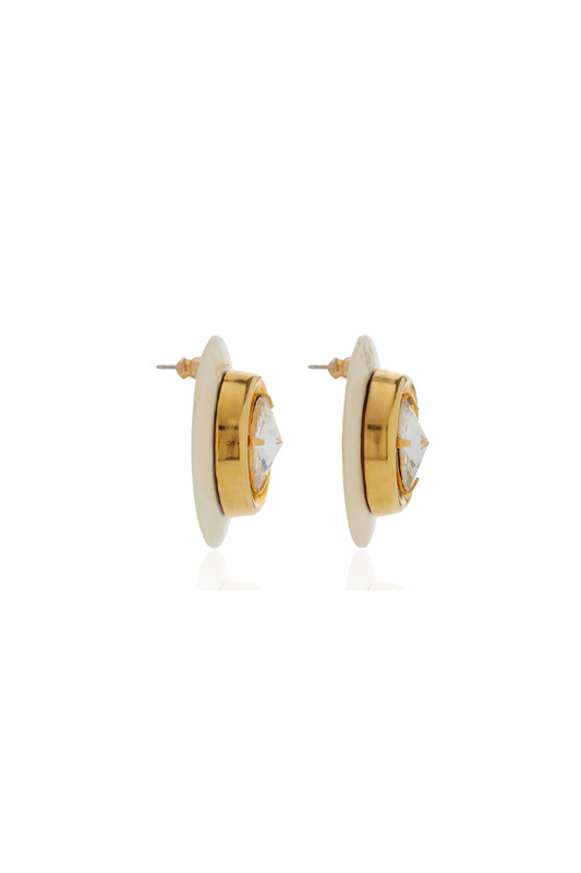 Donica Earrings in Cream