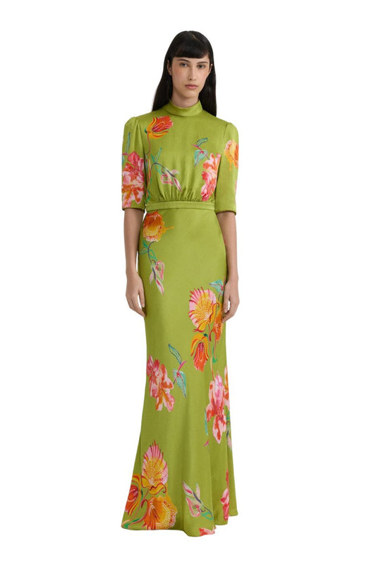 Adele B Dress in Lilia Garden