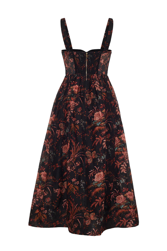 Pheobe Midi in Pindell Black