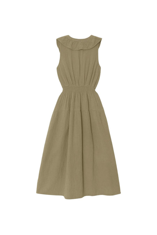 Desa Dress in Olive Moss