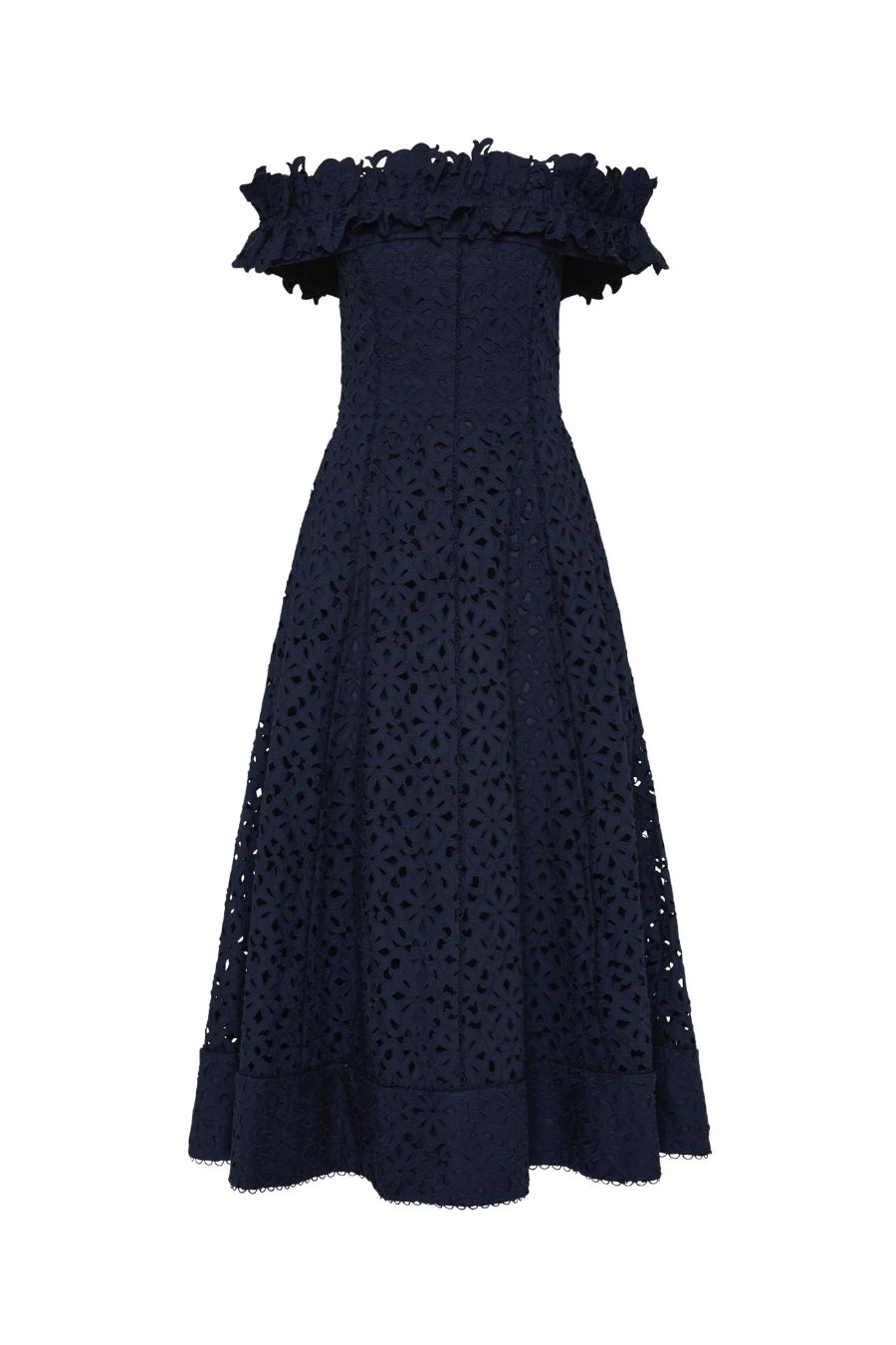 Antalya Midi Dress in Navy
