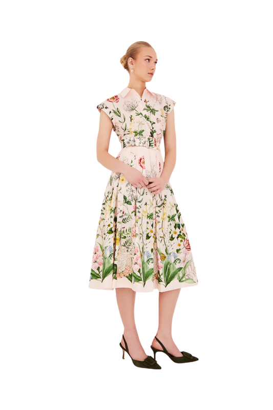 Octavia Dress in Bloomsfield Pink