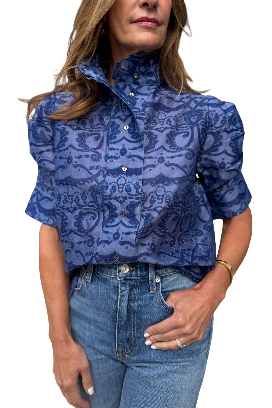 Vita Blouse in Bluet