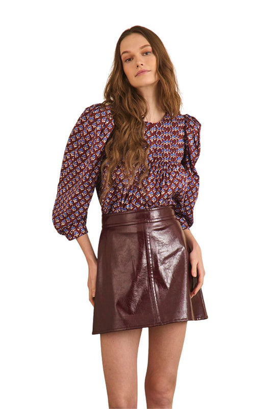 Meeghan Mini in Oxblood