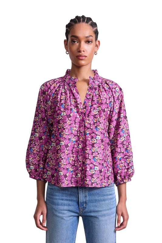 Trini Top in Florette Peony