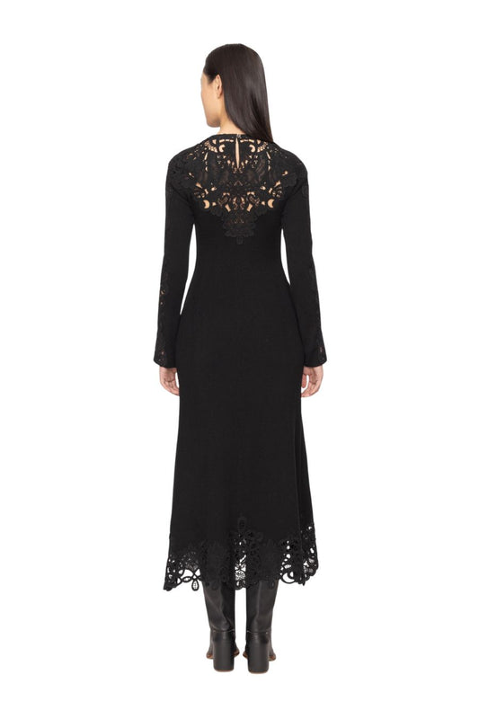 Adelina L/S Dress in Black