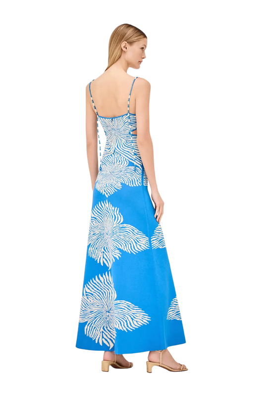 Rayana Dress in Blue Bloom