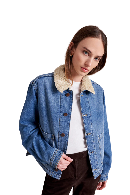 Cropped Val Sherpa Jacket