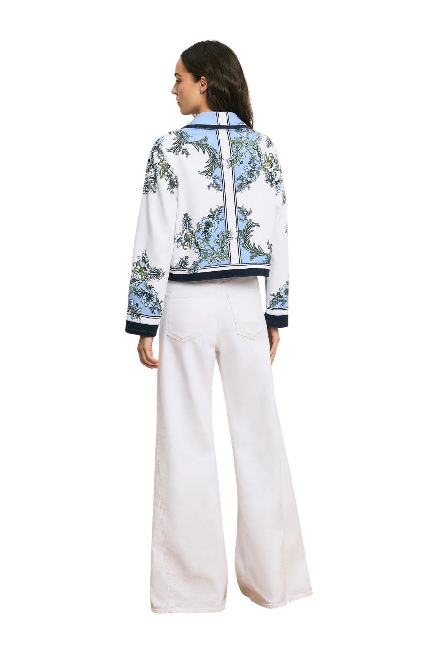 Novelle Button-Down Shirt in Blue Jay Multi