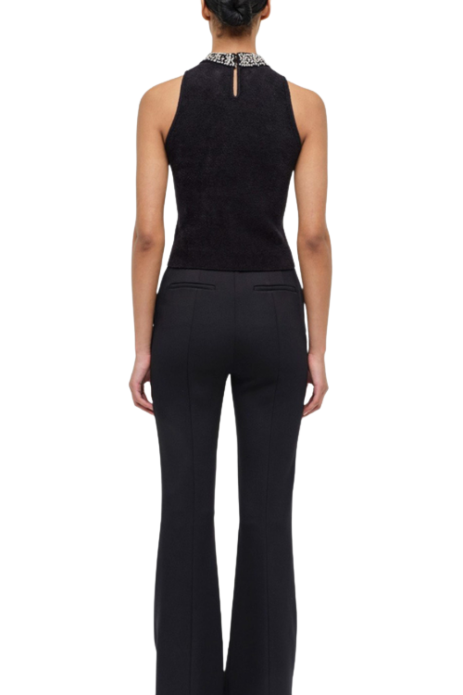 Rema Halter Top in Black