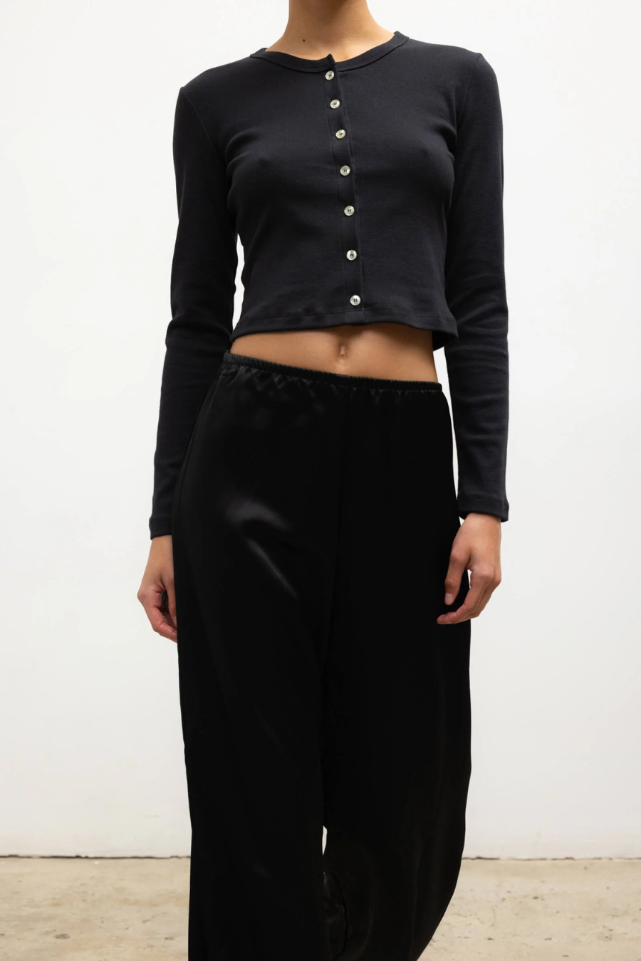 Barb Wide Leg Pant in Black