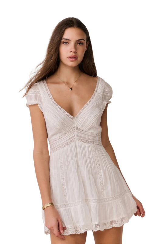 Edena Dress in White