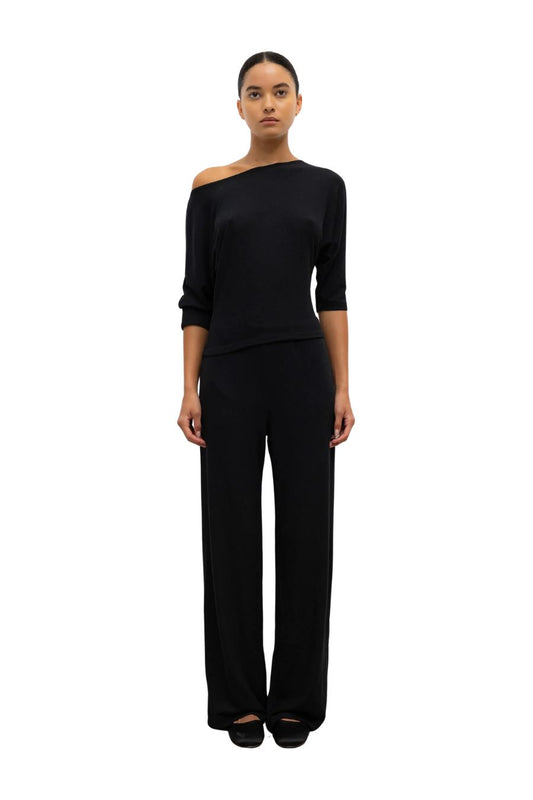Lauren Pocket Pant in Black