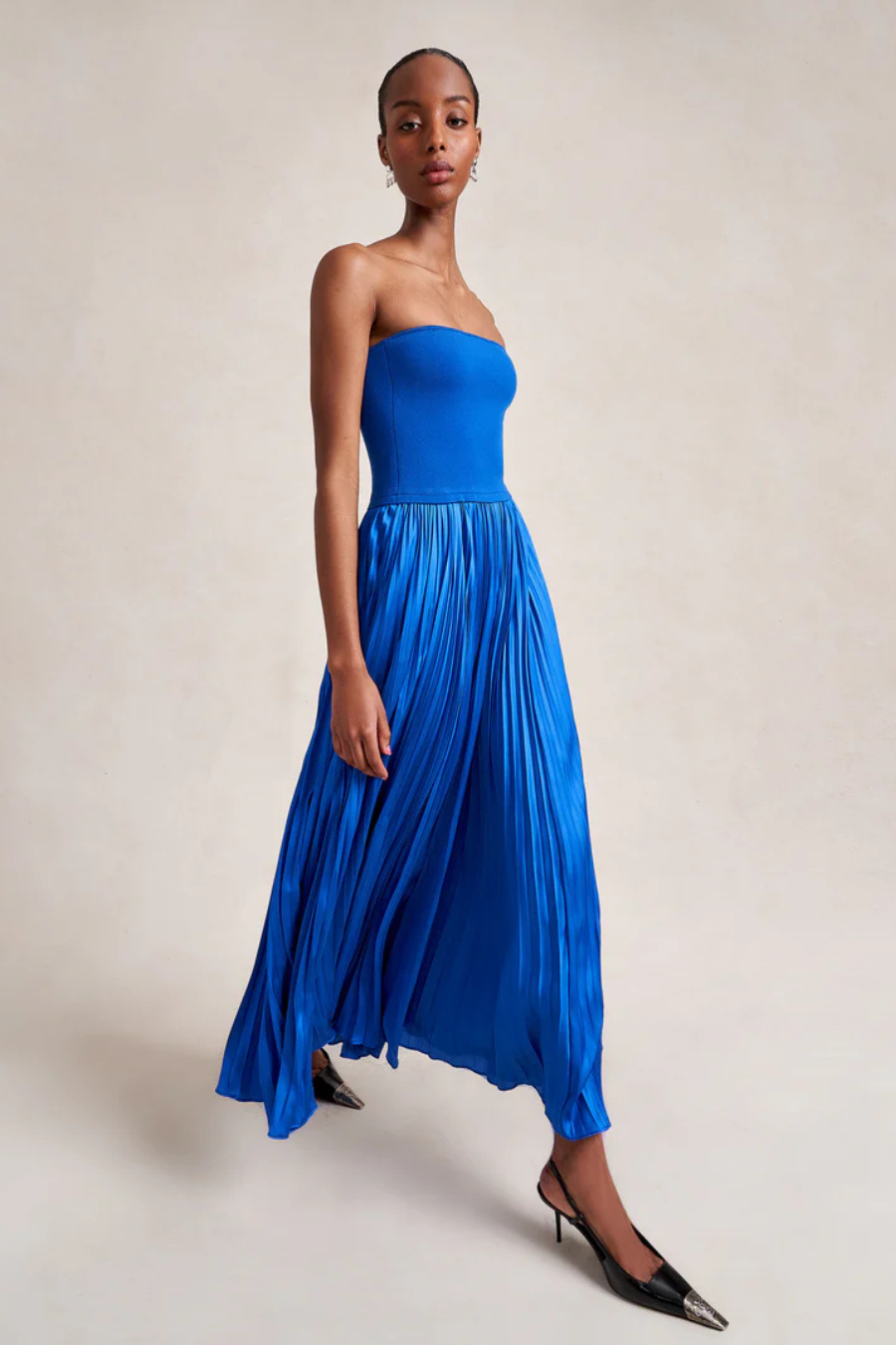 Estelle Dress in Cobalt