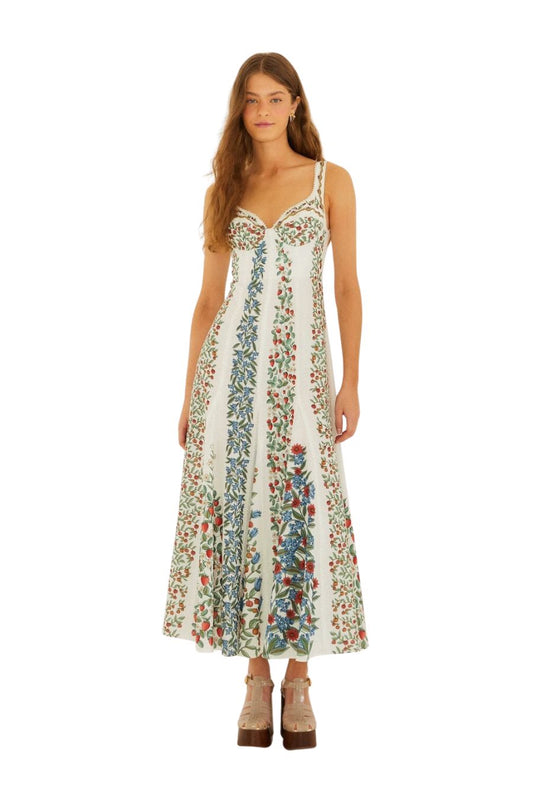 Fruit Beauty Maxi Dress in Off-White
