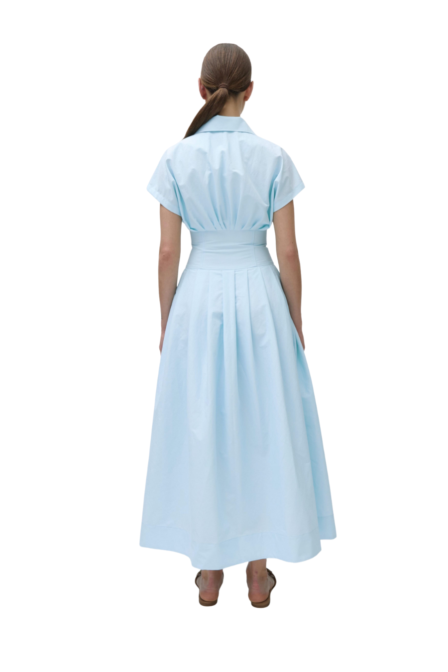 Farlow Midi Dress in Sky