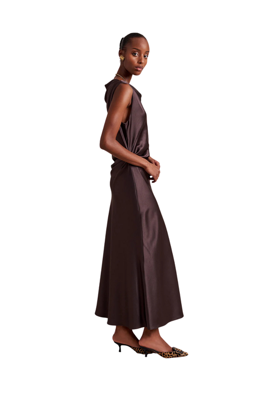 Moira Dress in Chocolate