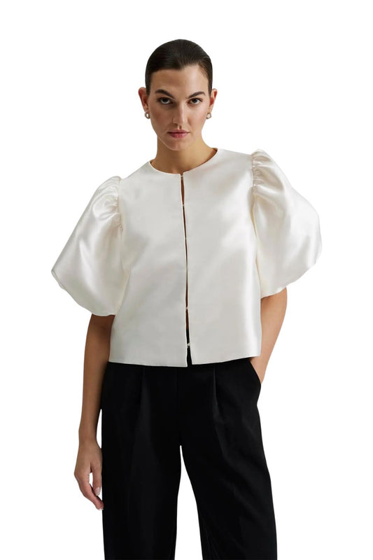 Cleo Blouse in Ivory