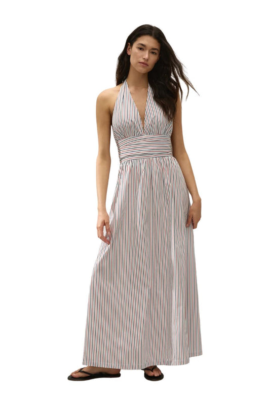 Lido Maxi Dress in Venezia Stripe