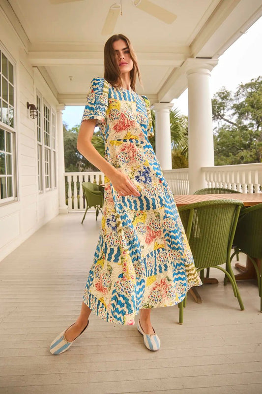 Casey Dress in Morning Glory