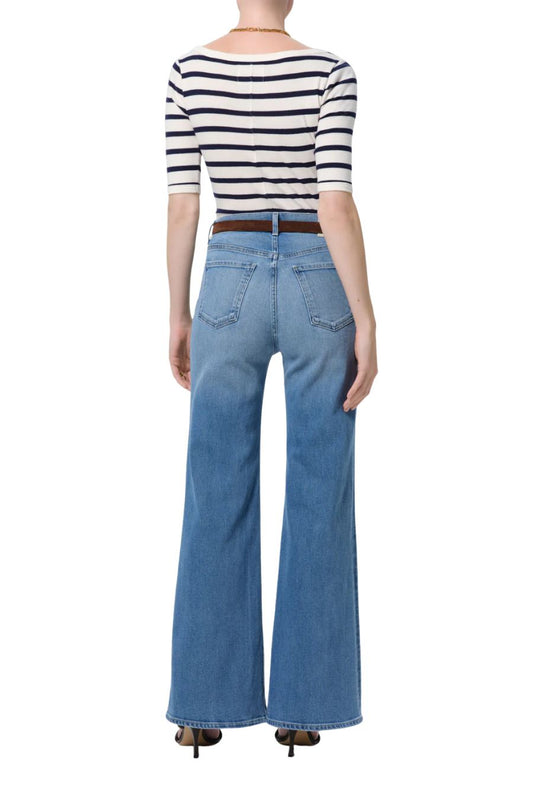 Kimberly Patch Pocket Flare in Adore