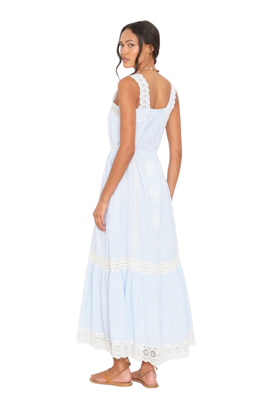 Blue White Stripe Anita Dress