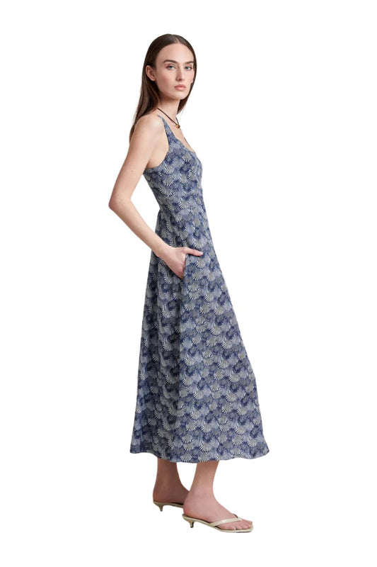 Shelly Dress in Midnight/Ivory