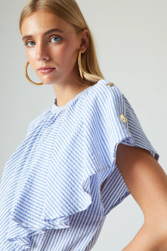 Vivi Top in Ibiza Blue