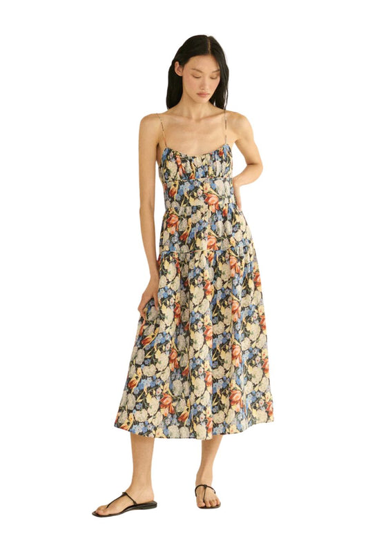 Benoit Dress in Petit Jardin De Villandry