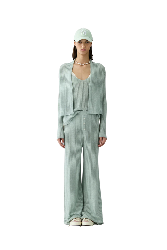 Rib Everywear Pant in Sage Brush