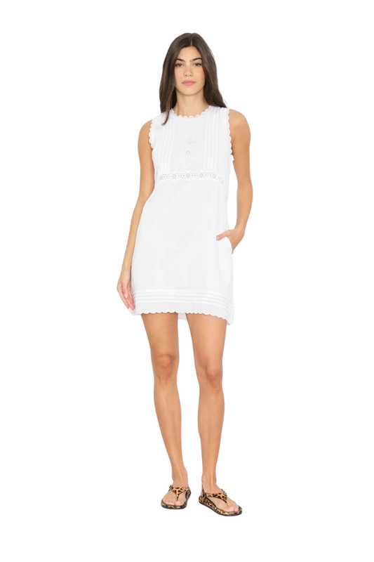 White Justine Dress