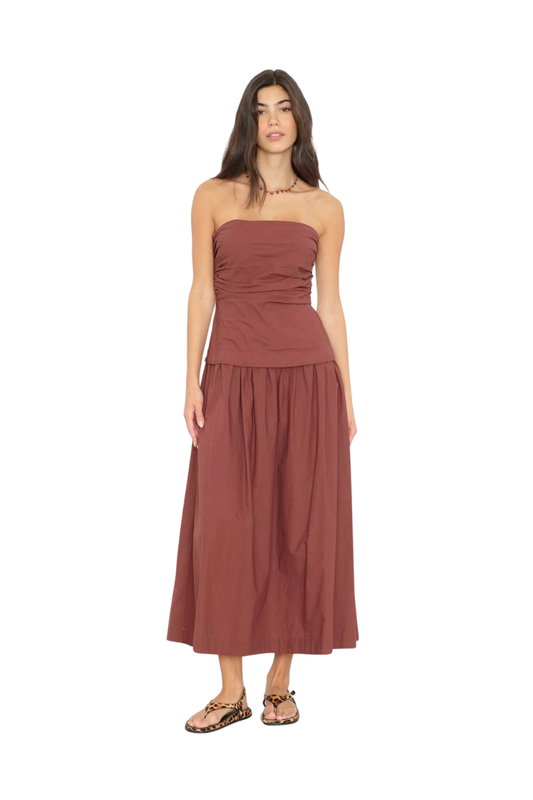 Adobe Brown Ciara Dress