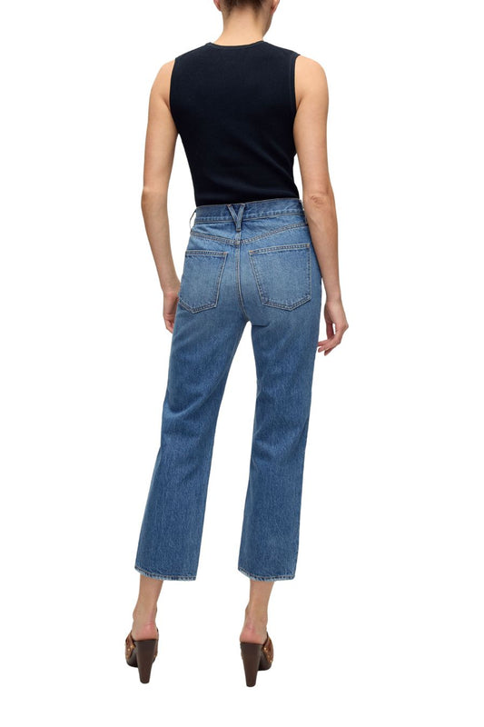 Crewneck Sid Sleeveless Pullover in Navy