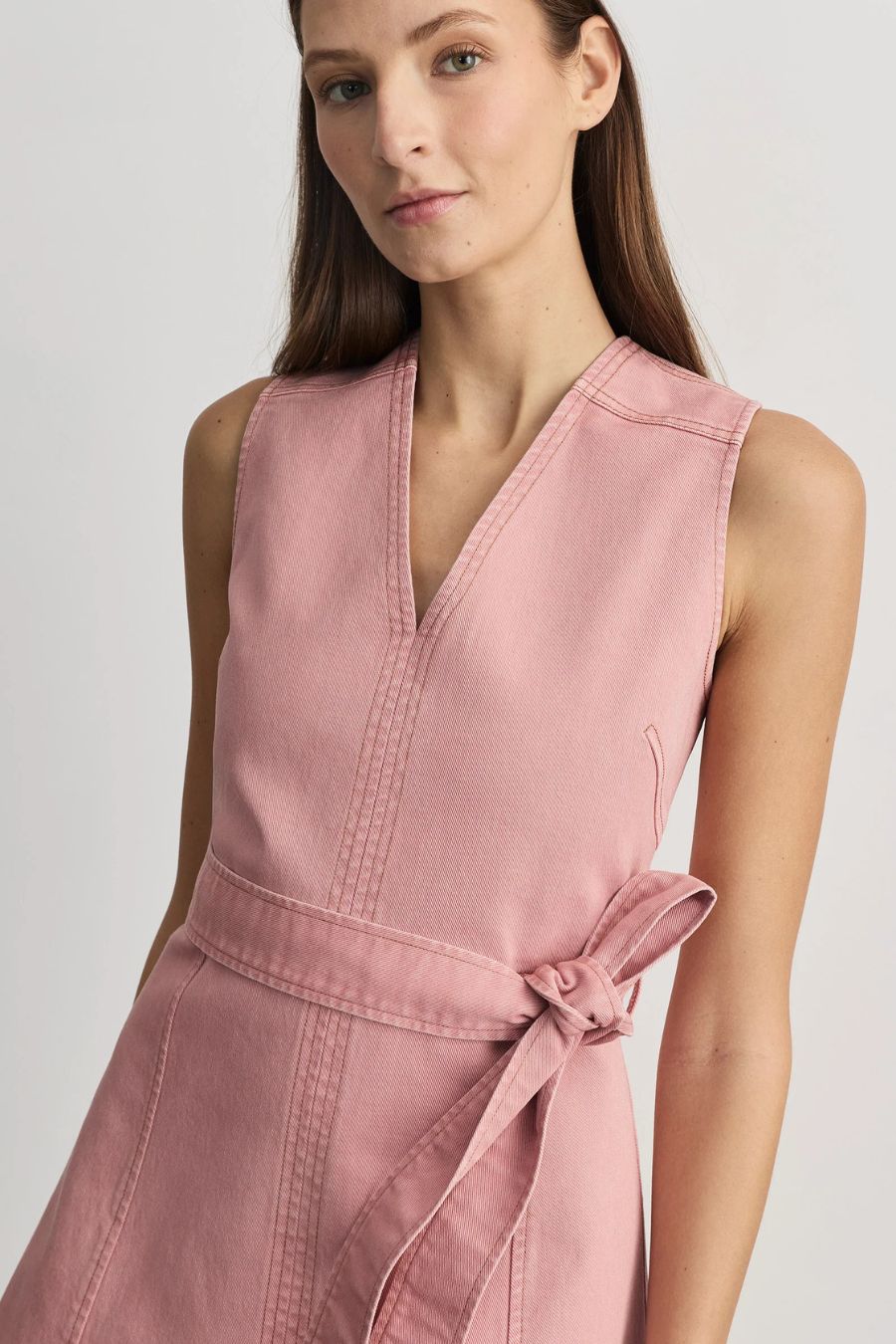 Reina Dress in Rose Quartz