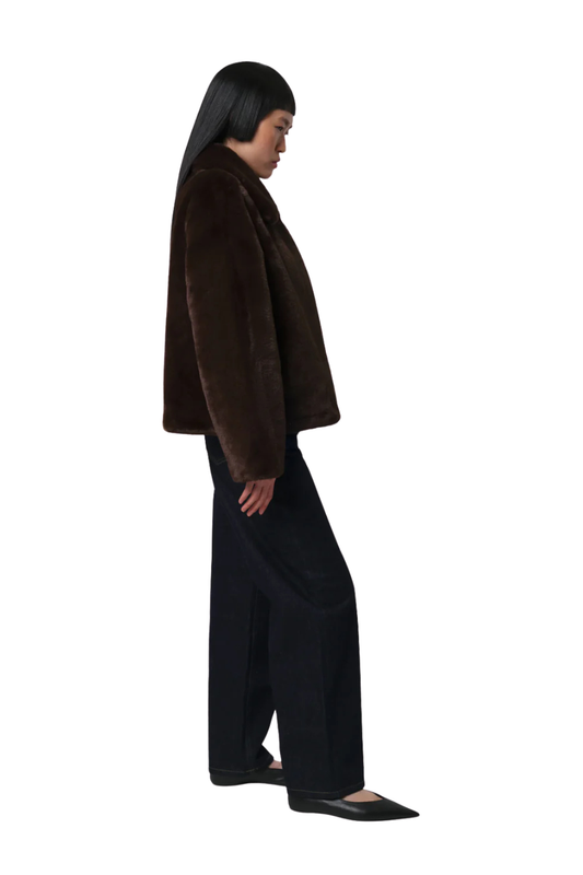 Elis Coat in Espresso