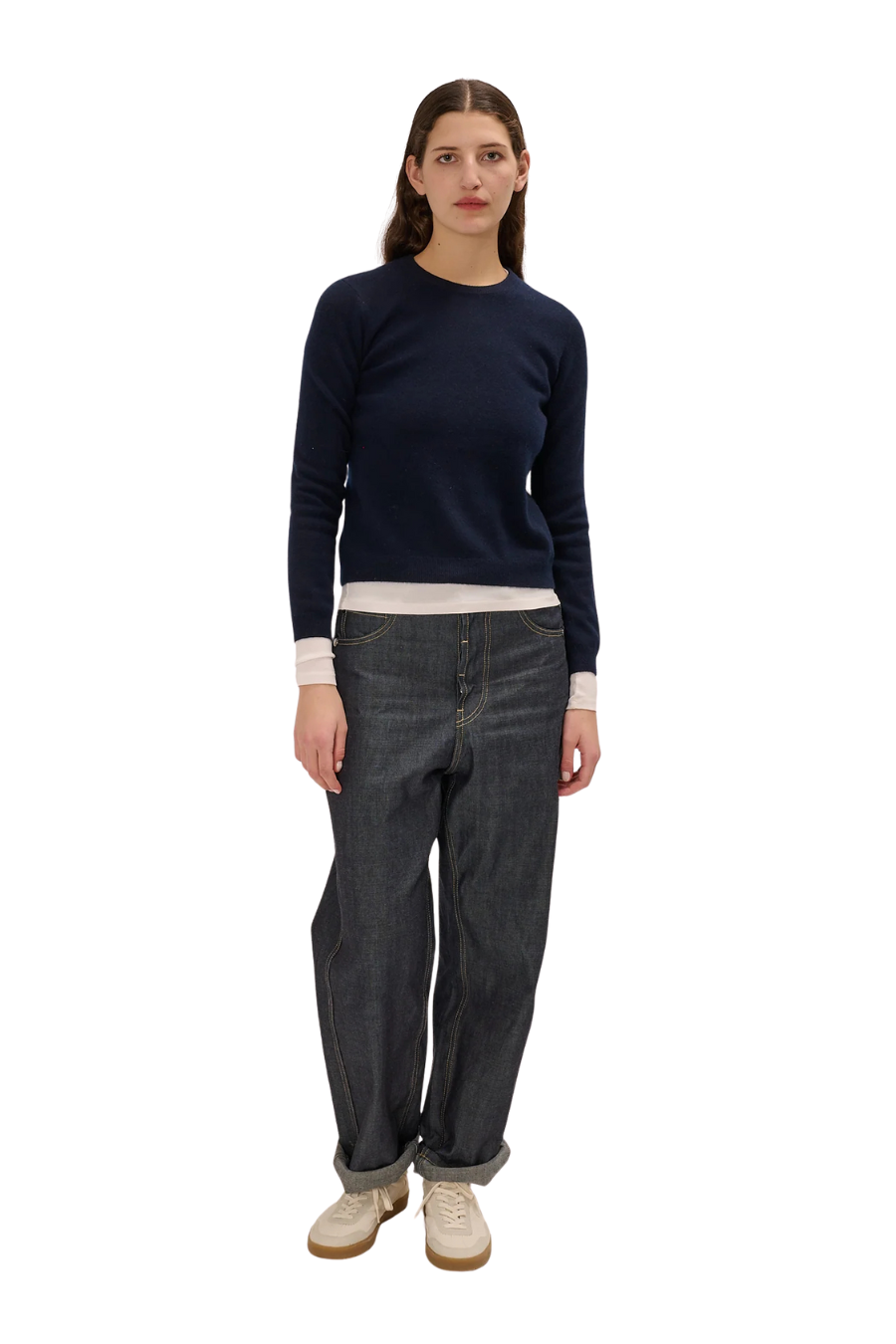 Lulu Cashmere Sweater in Navy