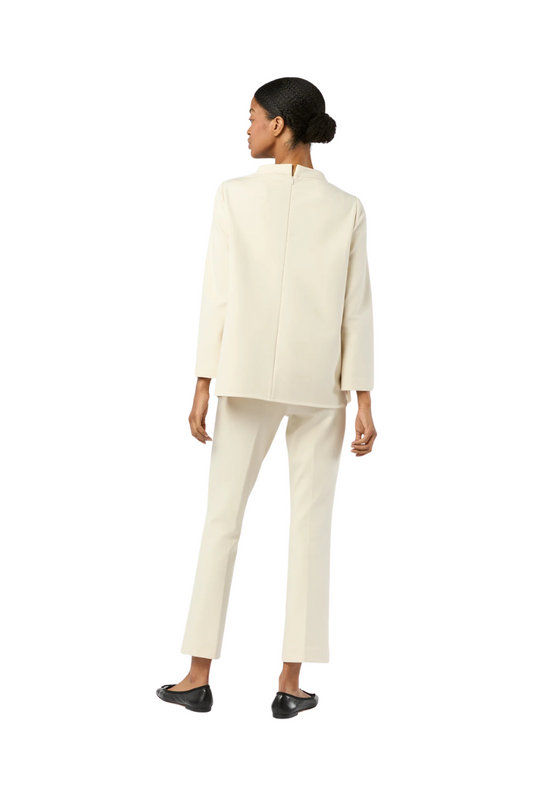 Faye Flare Cropped Pant in Bisque