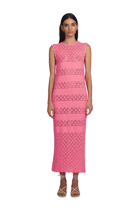 Amara Dress in Taffy Pink