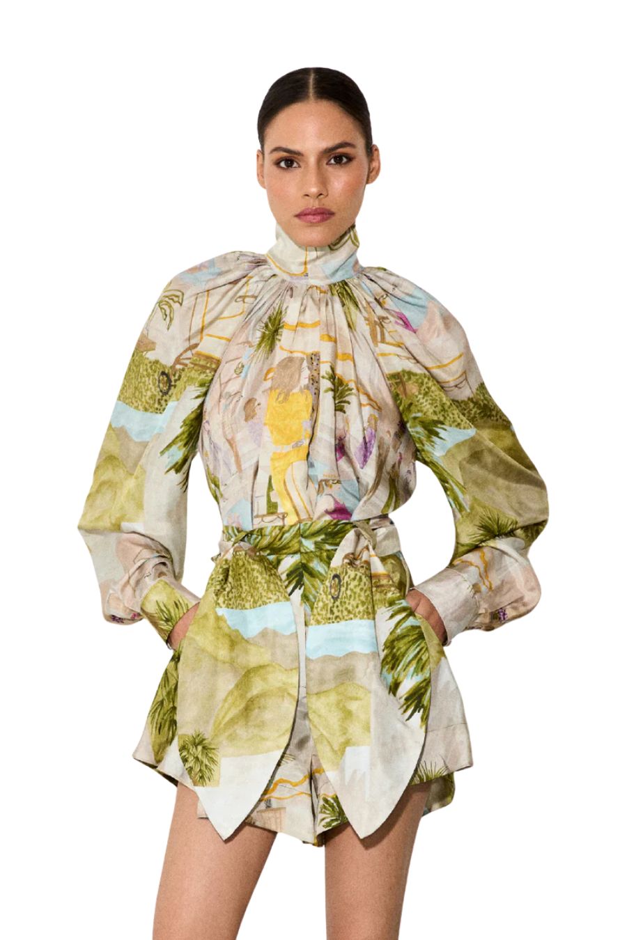 Joyce Top in Poolside