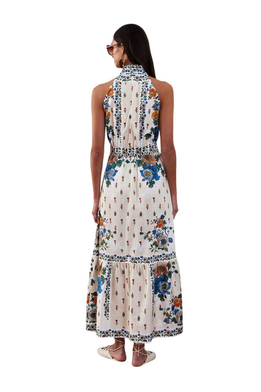 Biba Cotton Maxi Dress in Magical Blossom Cream