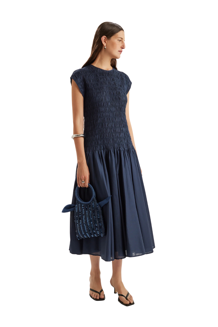 Maris Embellished Handbag in Midnight