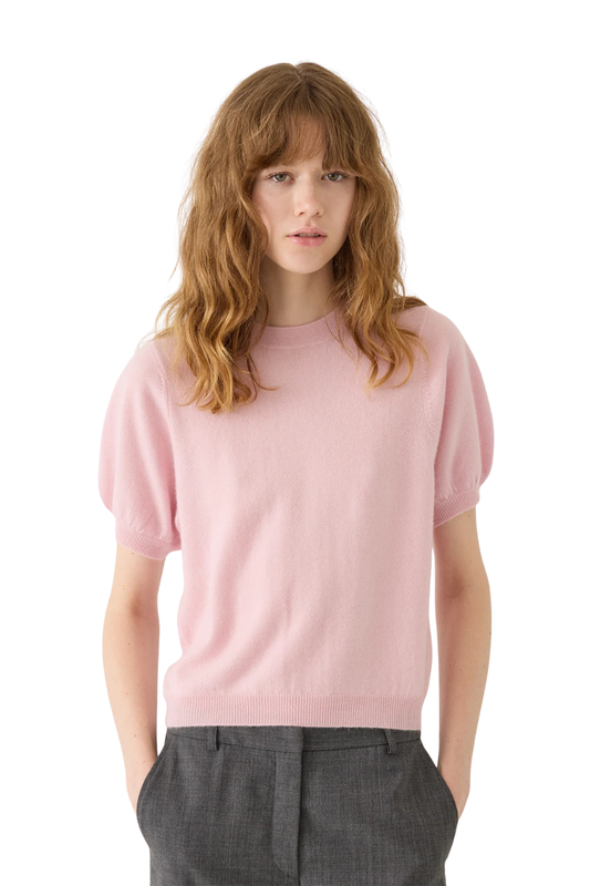 Tilda Cashmere Top in Peony Pink