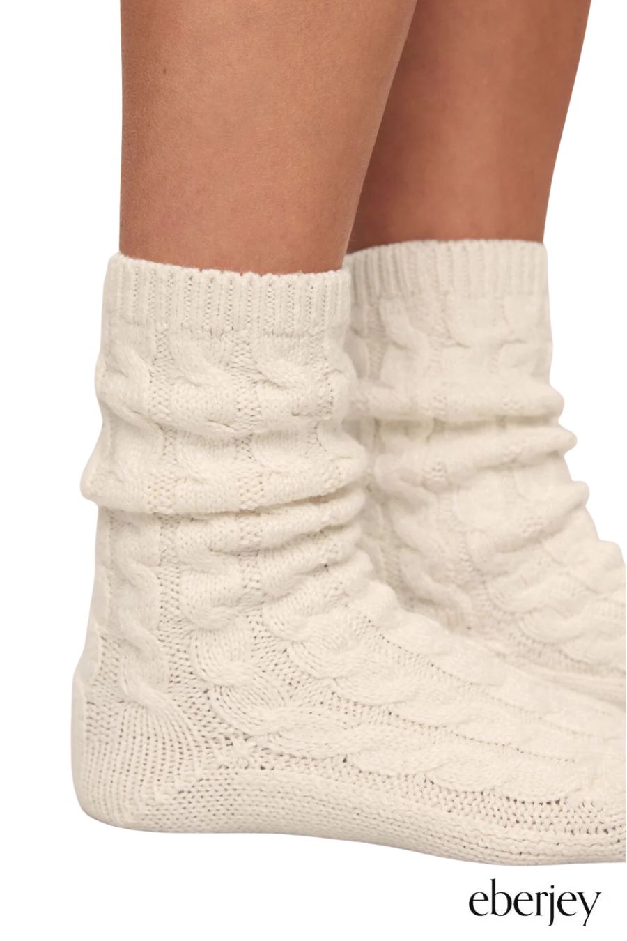 Cozy Socks in Ivory