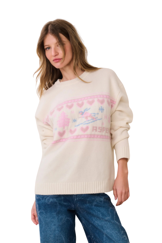 Francie Pullover in Apres Ivory