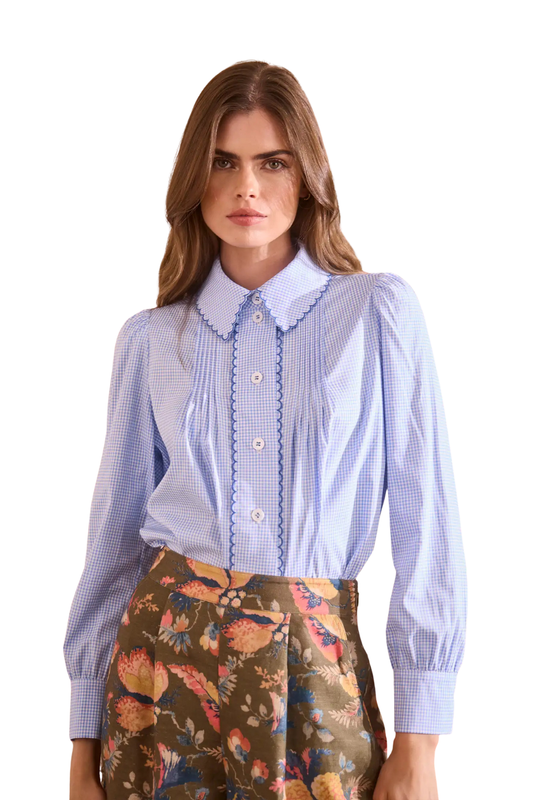 James Shirt in Saltwater Check